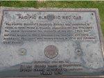 Pacific Electric Rwy Plaque